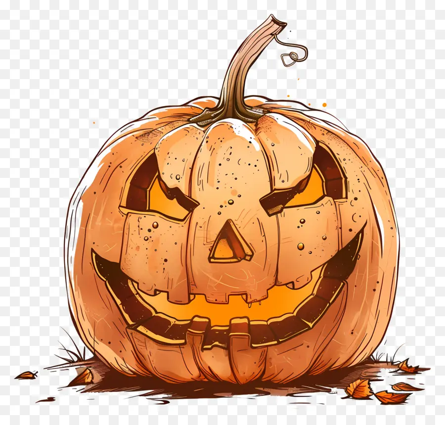 La Citrouille D'halloween，Citrouille D'Halloween PNG