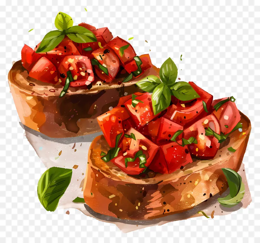 Bruschetta，Tomate PNG