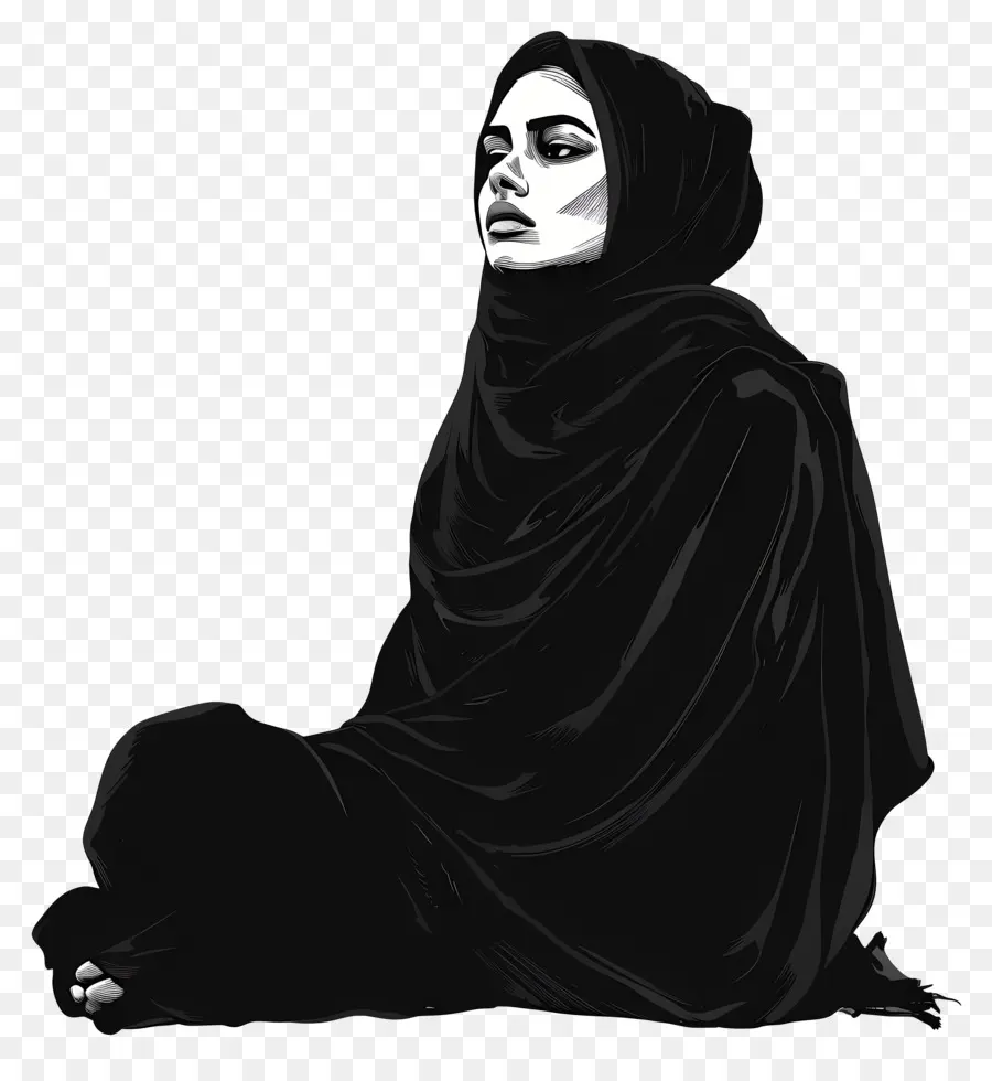 Femme En Hijab，Arabe Robe PNG