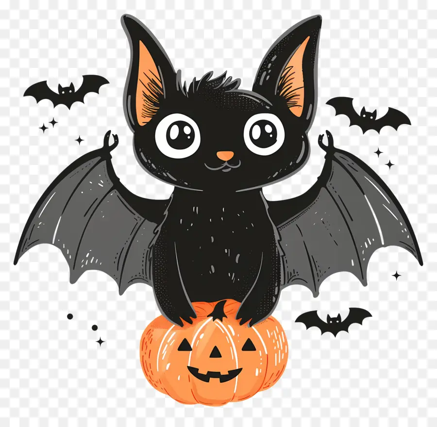 Halloween Chauve Souris，Halloween PNG