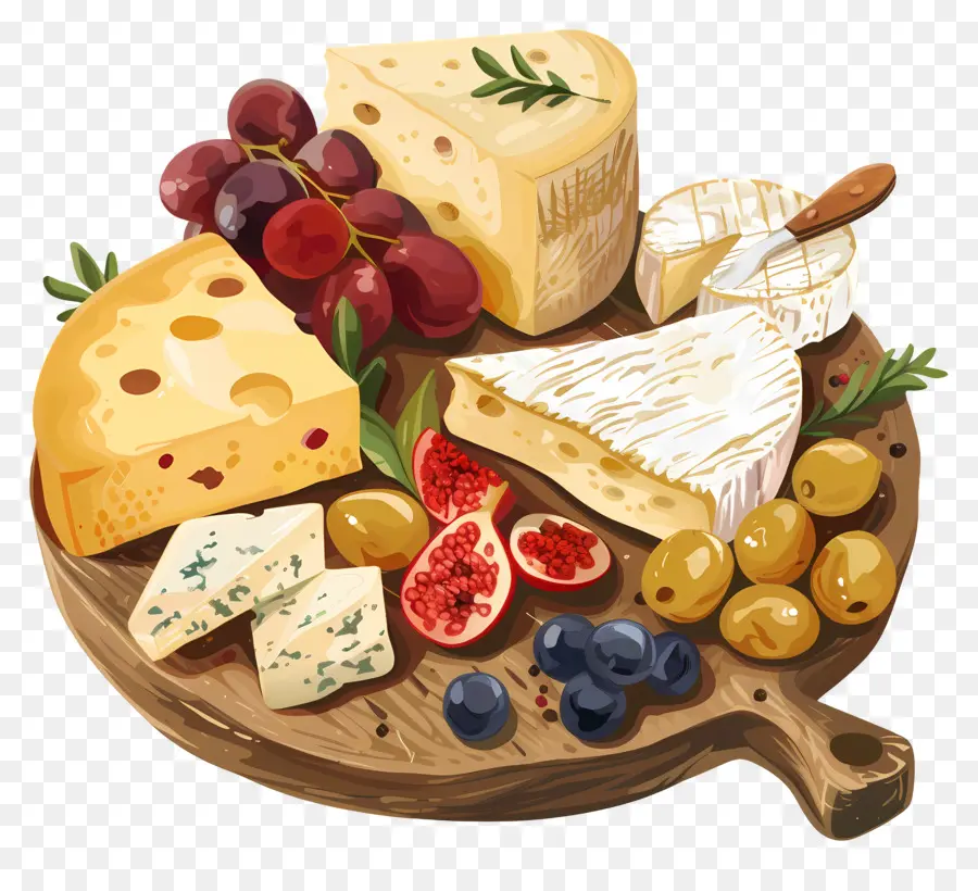 Plateau De Fromage，Plateau De Fromages PNG