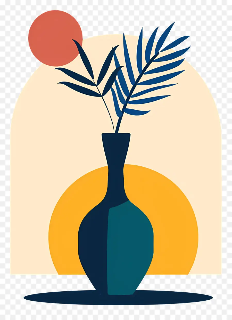 Silhouette De Vase，Vase PNG