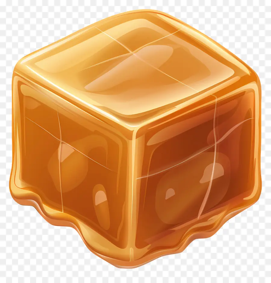 Cube De Caramel，Honeycolored PNG