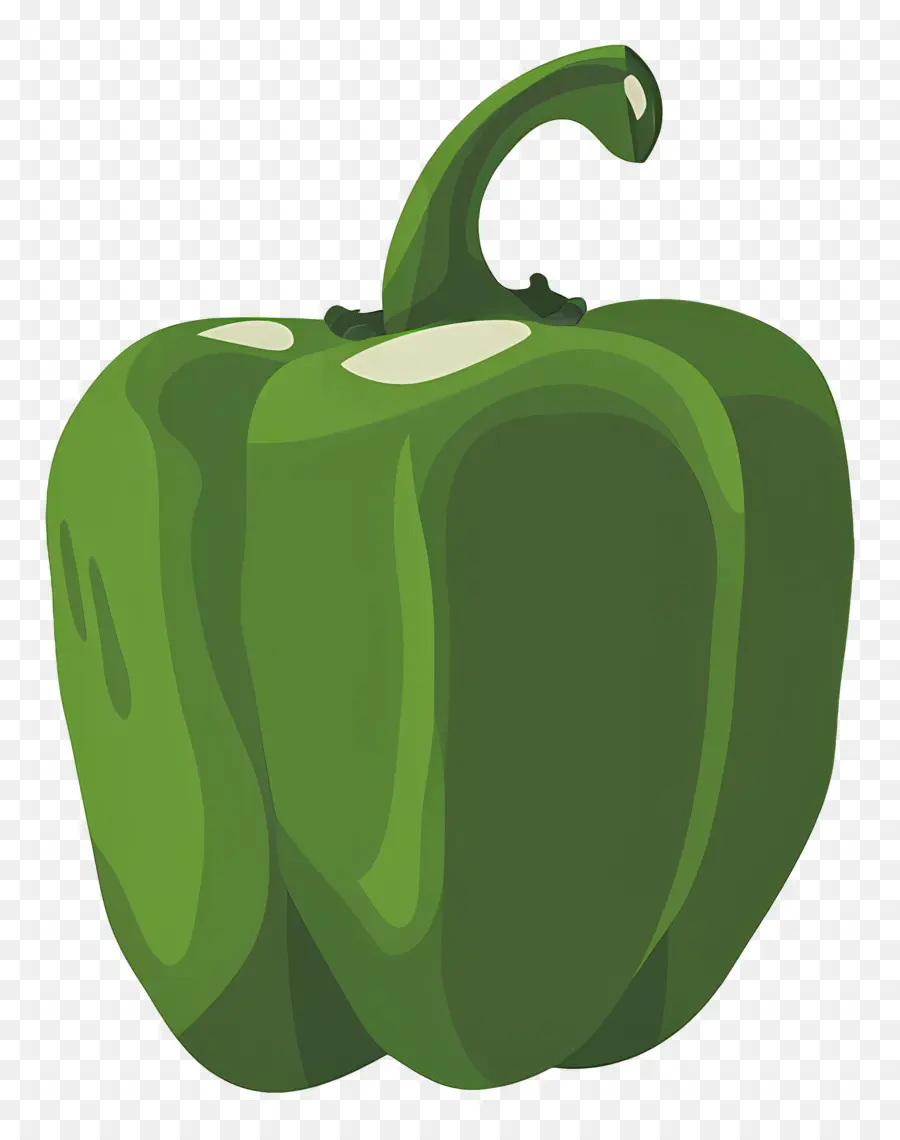 Poivron Vert，Frais PNG