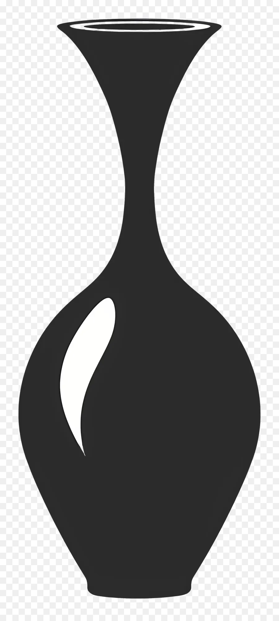 Silhouette De Vase，Noir Vase PNG