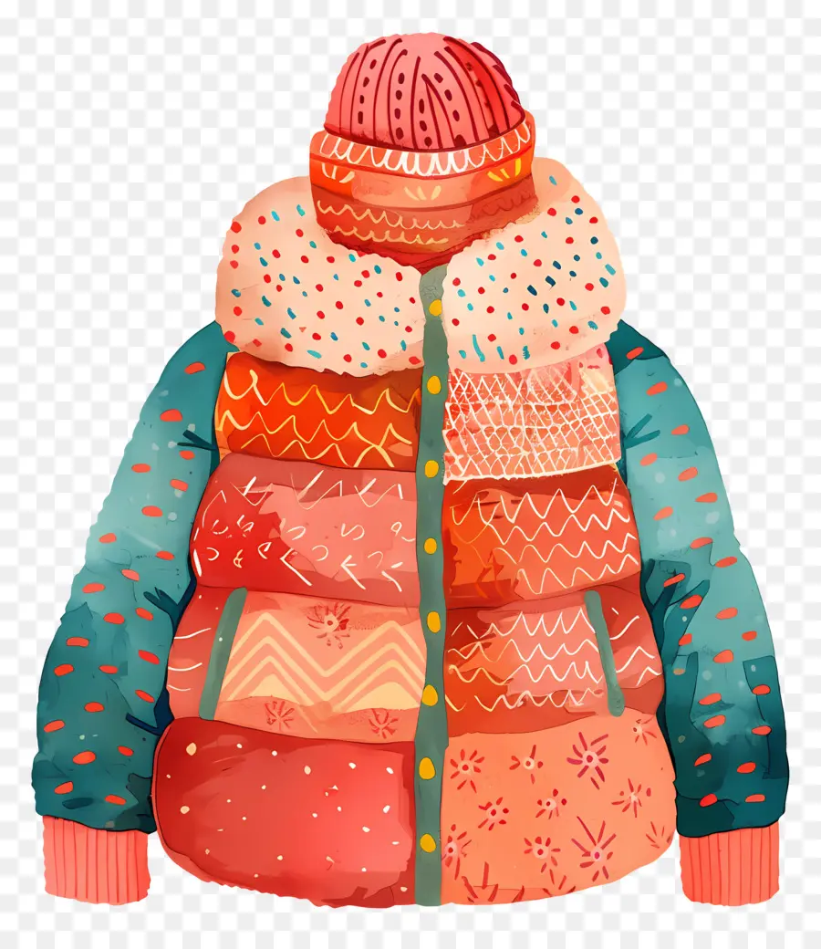 Manteau D'hiver，Veste à Capuchon PNG