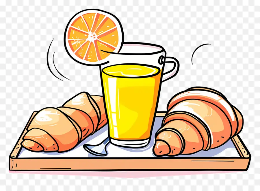 Le Petit Déjeuner，Jus D'orange PNG