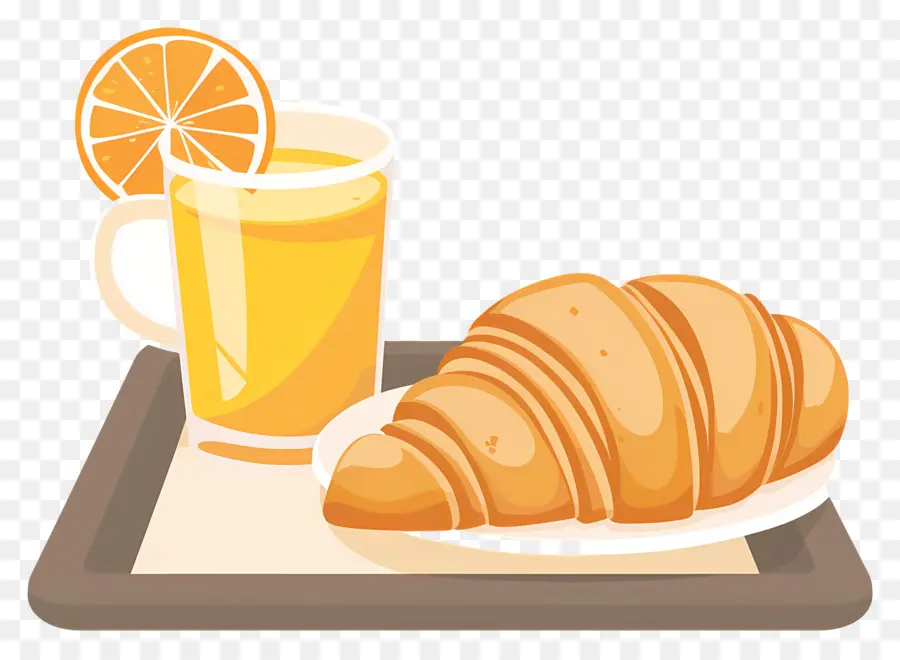 Le Petit Déjeuner，Croissants PNG