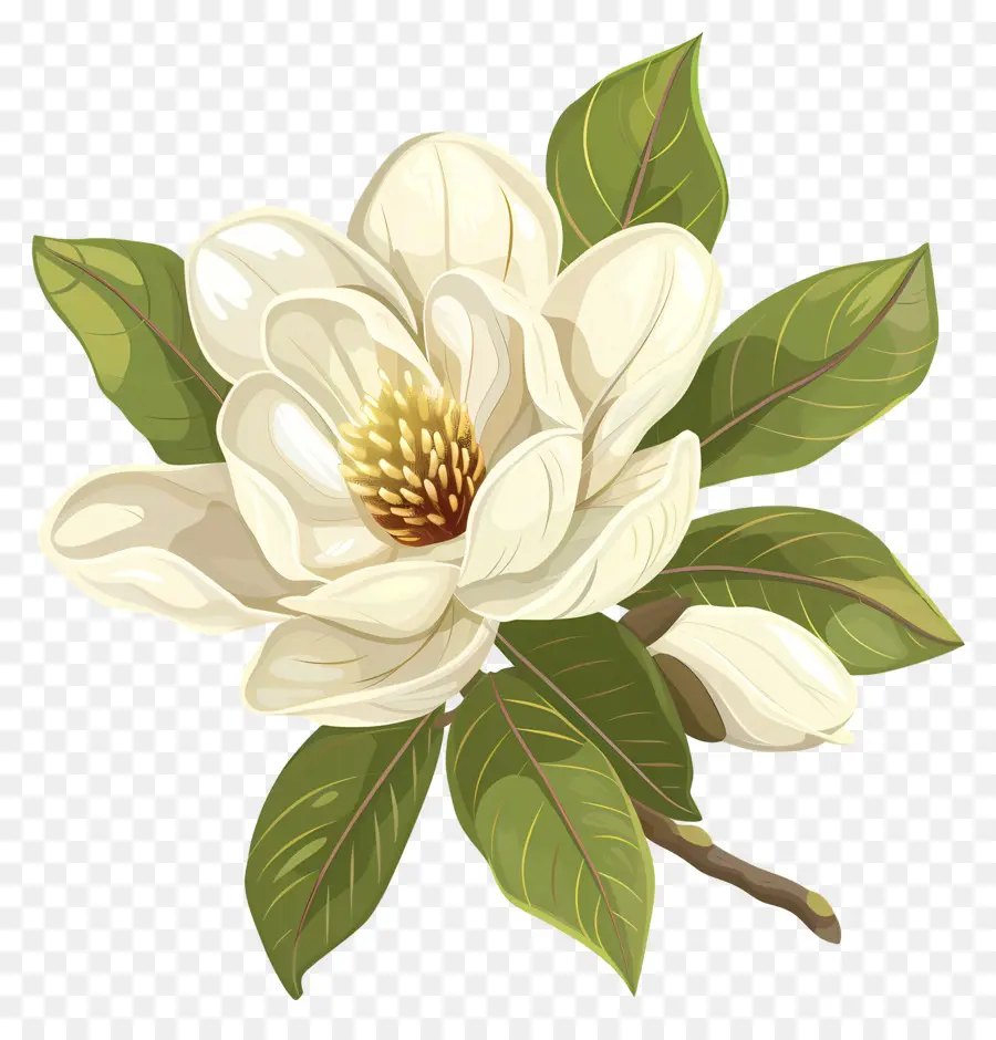 Fleur De Magnolia，Fleur PNG
