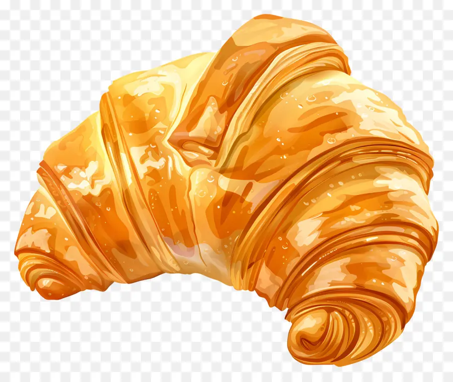 Croissant，Produits De Boulangerie PNG