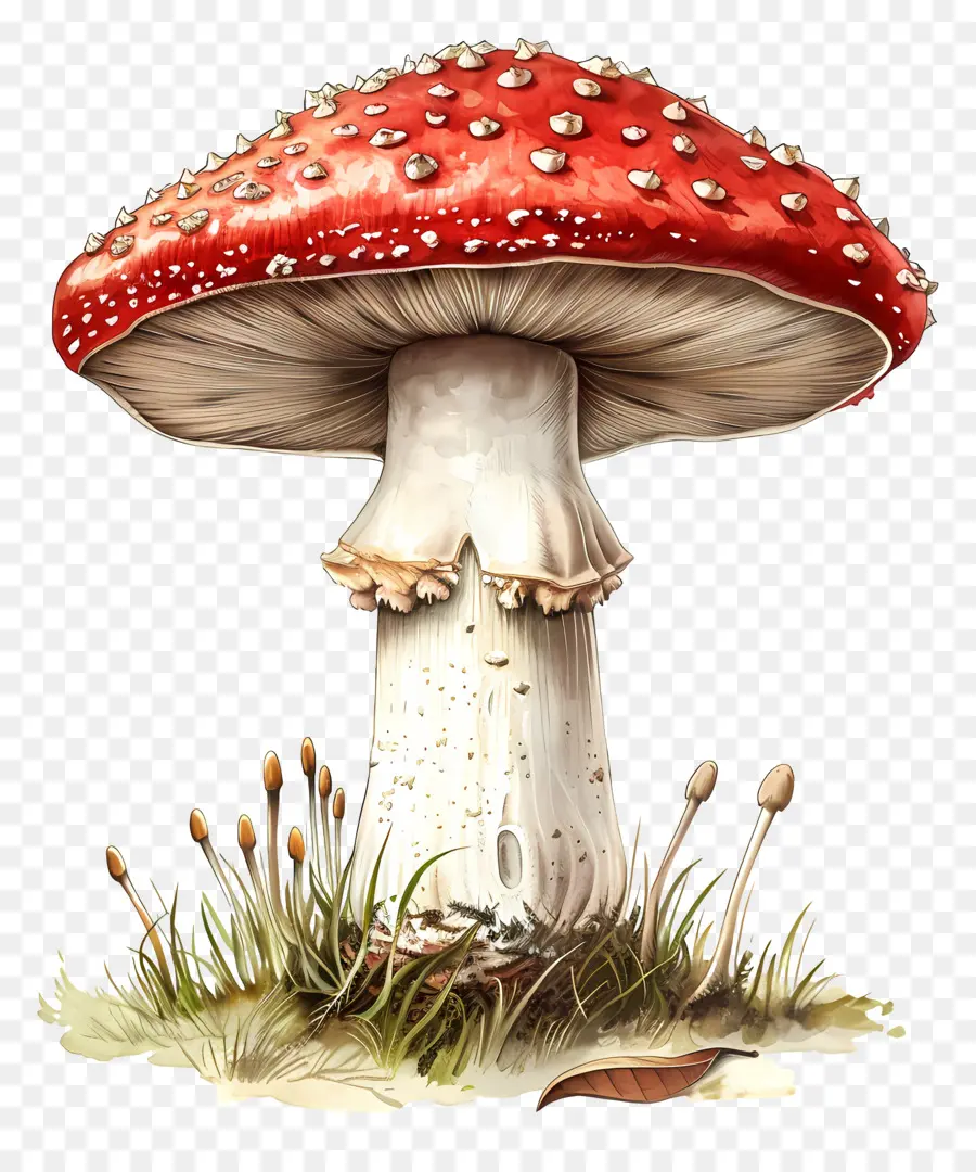 Champignons，Casquette Rouge PNG