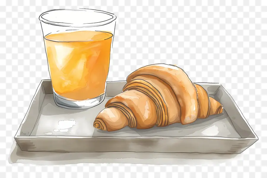 Le Petit Déjeuner，Croissant PNG