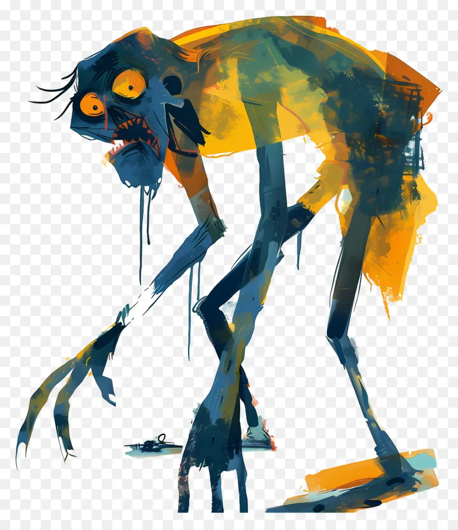 Zombie，Créature De Dessin Animé PNG