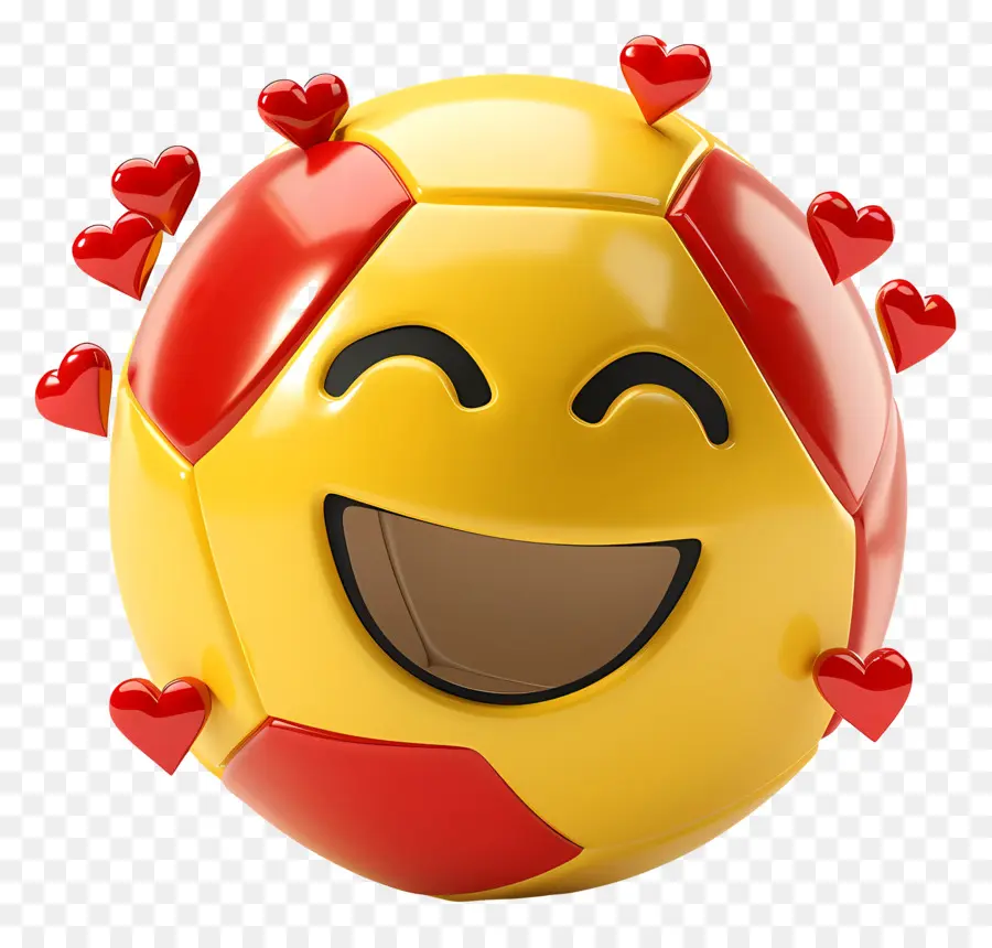 Football，Emoji Souriant PNG