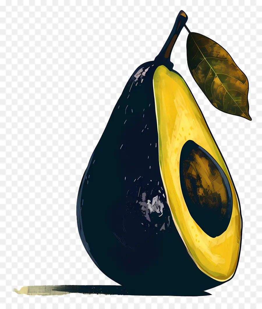 L'avocat，Peinture à L'avocat PNG