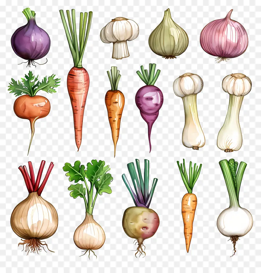 Légumes，Les Carottes PNG