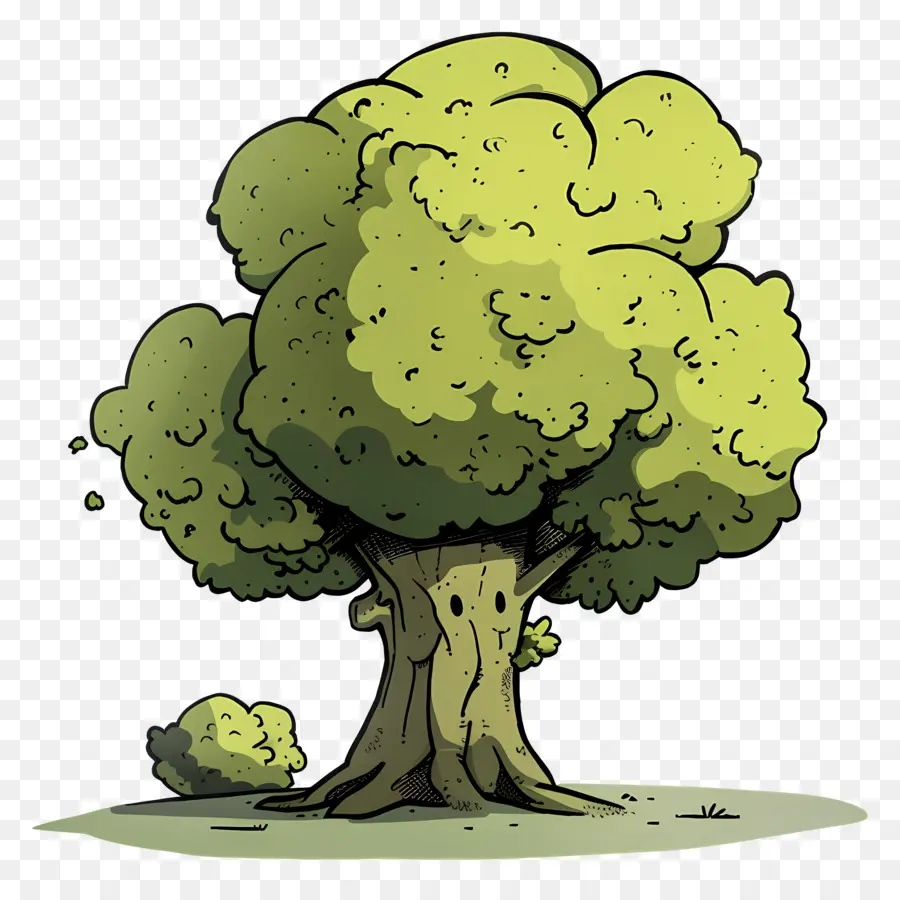 Dessin Animé Arbre，Arbre PNG