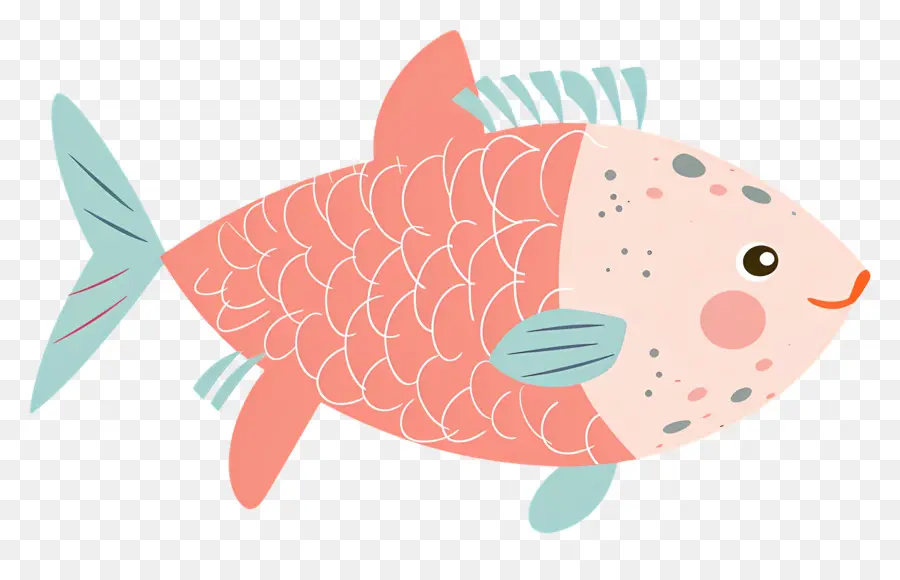 Dessin Animé De Poissons，Rose Poisson PNG