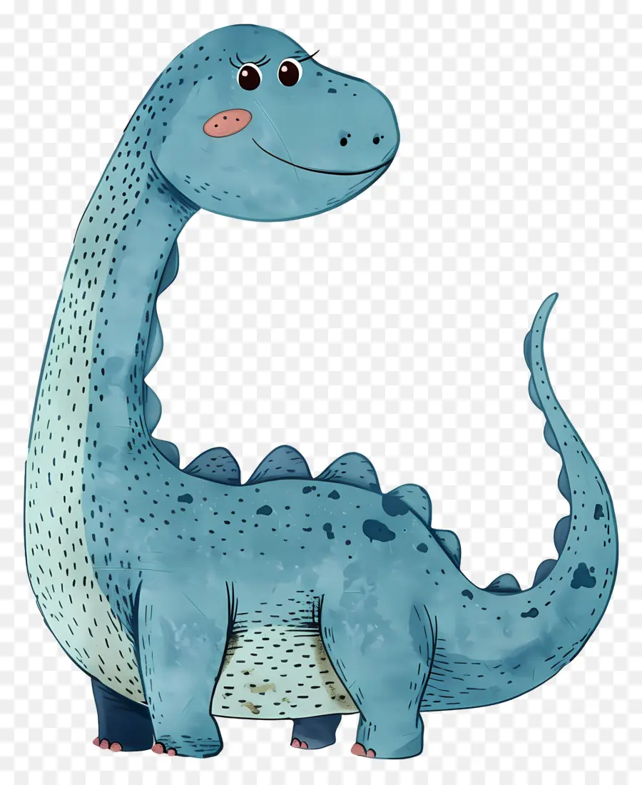 Dessin Animé Dinosaure，Dinosaure Bleu PNG