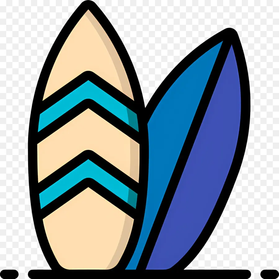 Planche De Surf，Bleu PNG