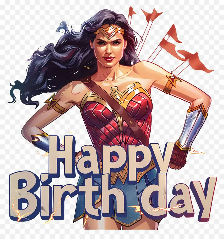 Anniversaire，Wonderwoman PNG