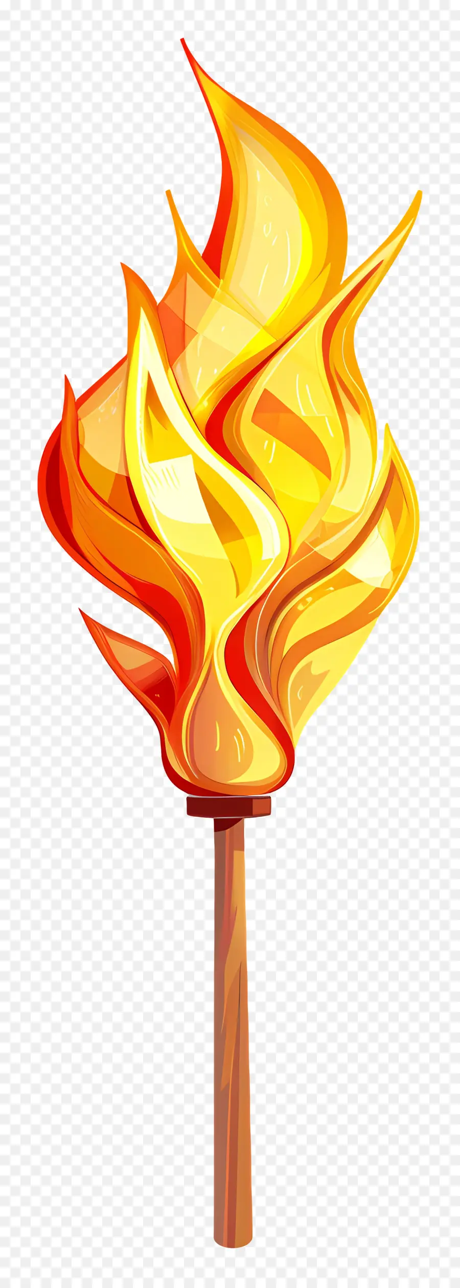 La Flamme Olympique，Le Feu De La Torche PNG
