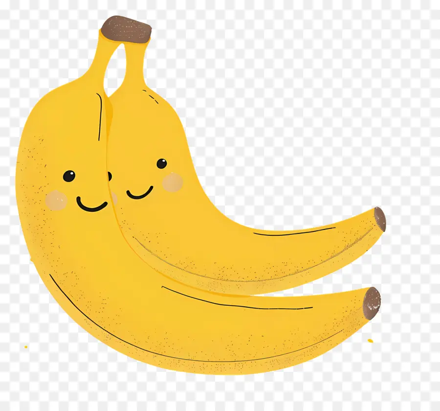 Mignon Banane，Bananes Souriantes PNG