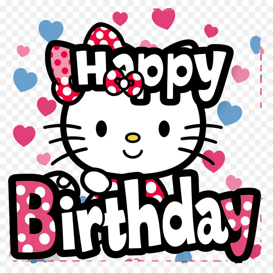 Joyeux Anniversaire，Hello Kitty PNG