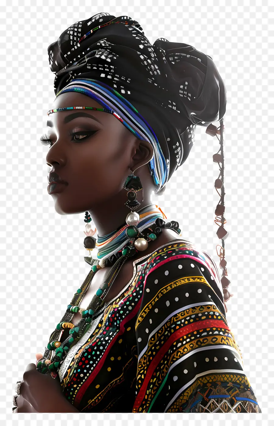Femme Africaine，Mode Inspiré Africain PNG