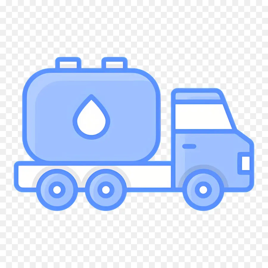 L'eau Des Camions Citernes，La Livraison De L'eau PNG