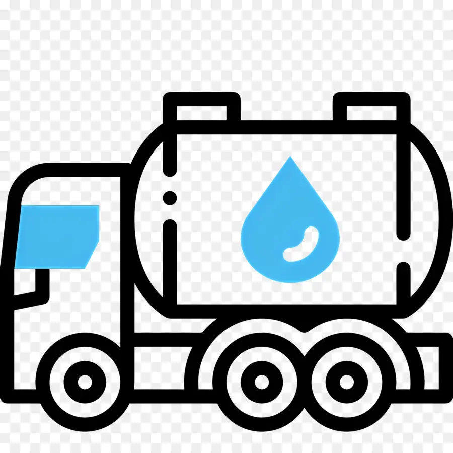 L'eau Des Camions Citernes，Goutte D'eau PNG