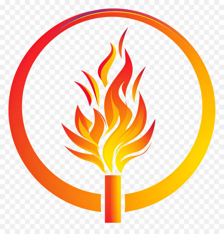 La Flamme Olympique，La Flamme Du Logo PNG