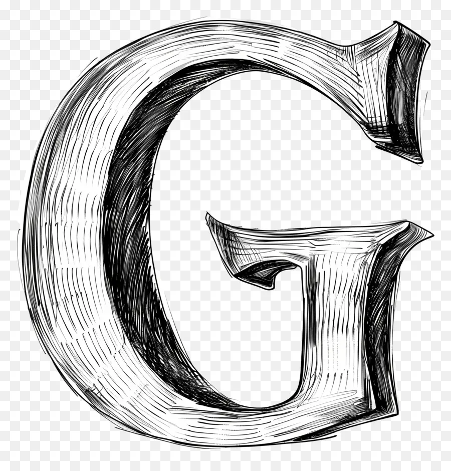 La Lettre G，Handdrawn PNG