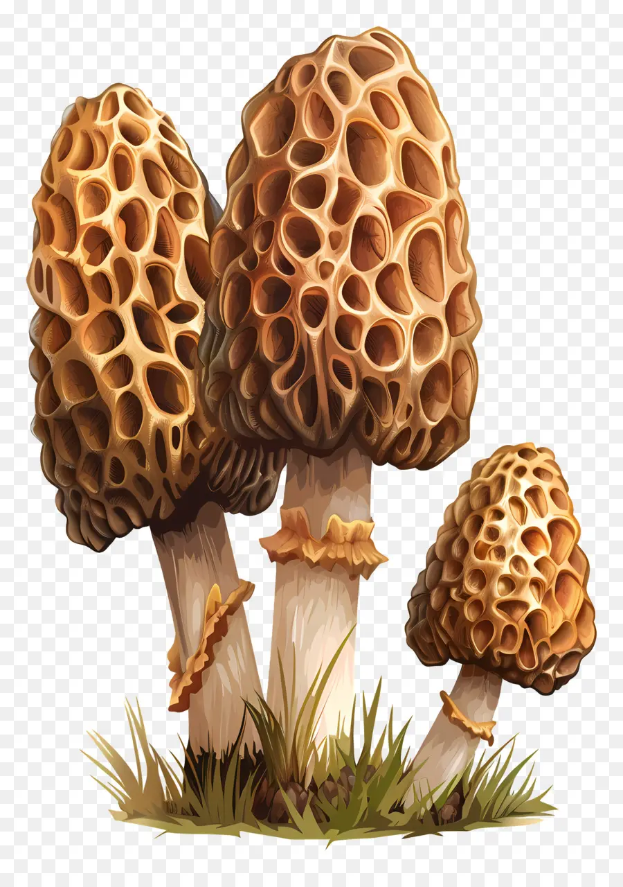 Morille，Champignons PNG