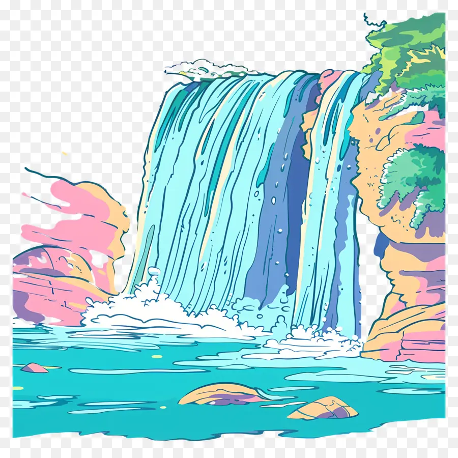 Cascade，Eau PNG