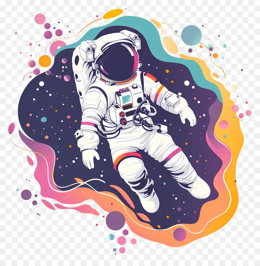 Astronaute Flottant，L'astronaute PNG