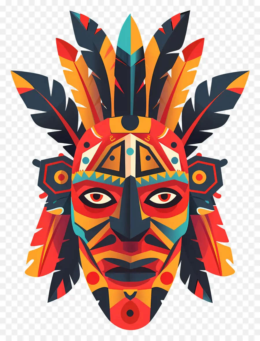 Masque Culturel，Amérindien PNG