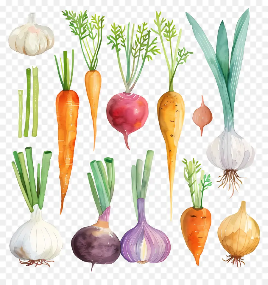 Légumes，Les Carottes PNG