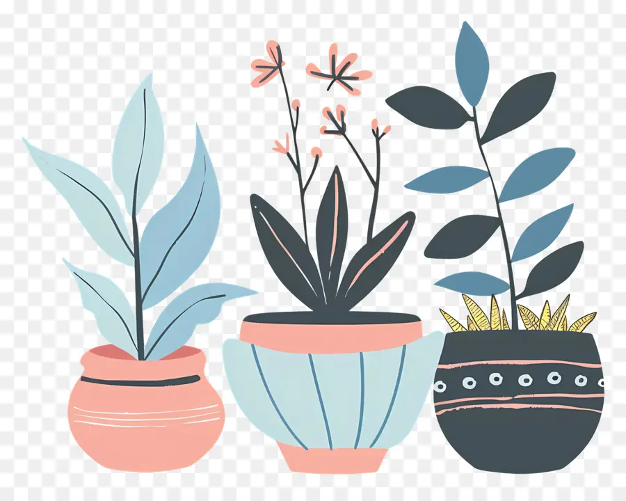 Les Plantes，Les Plantes En Pot PNG