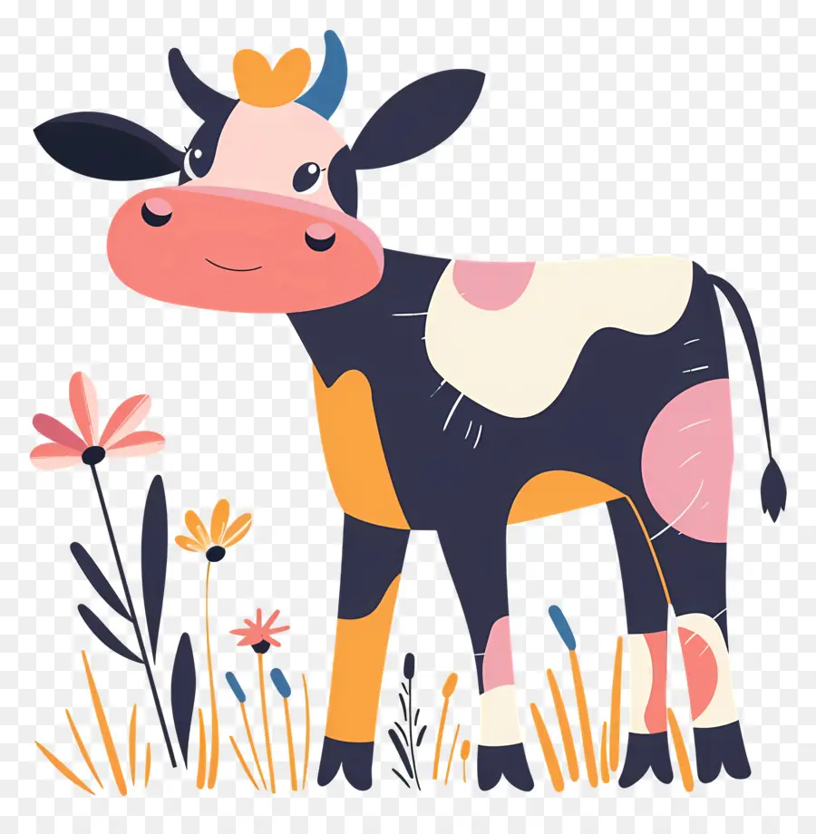 Mignonne De Vache，Fleurs PNG