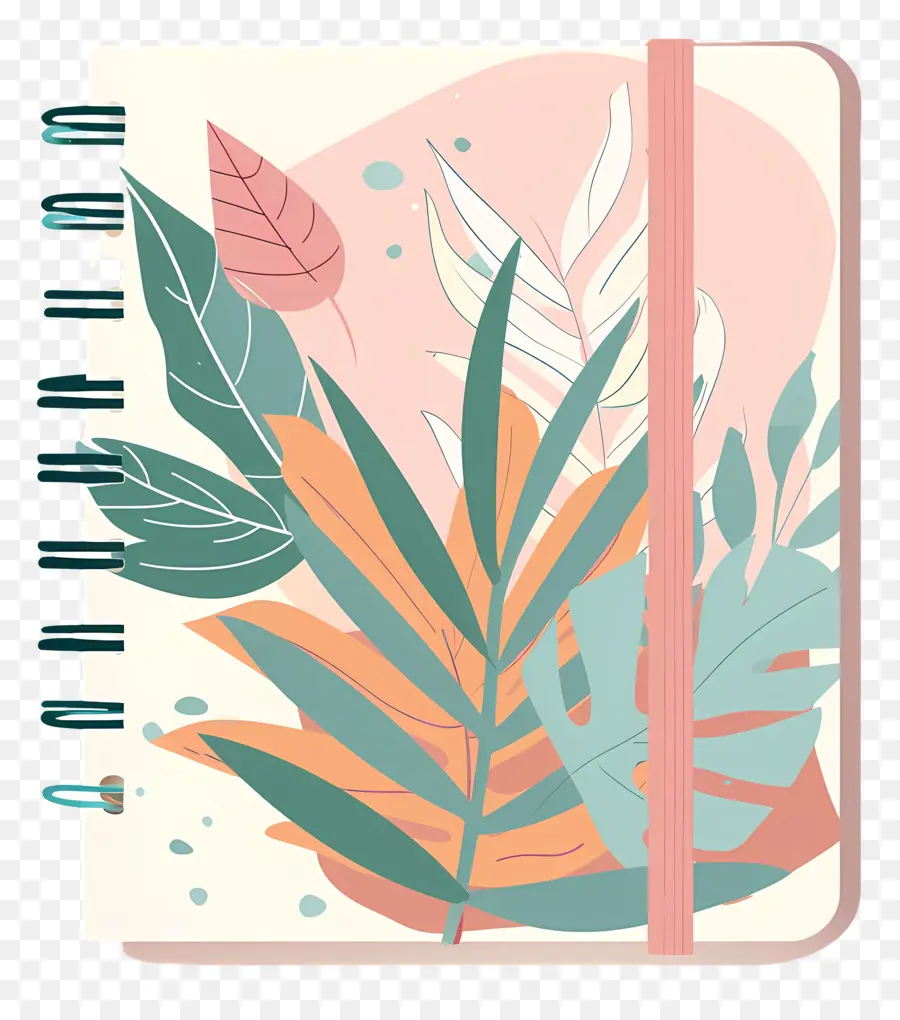 Ordinateur Portable，Cahier Tropical PNG