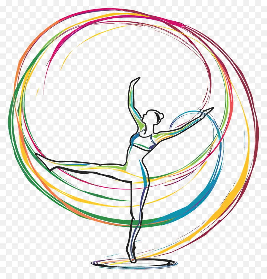 La Gymnastique Rythmique，La Danse PNG