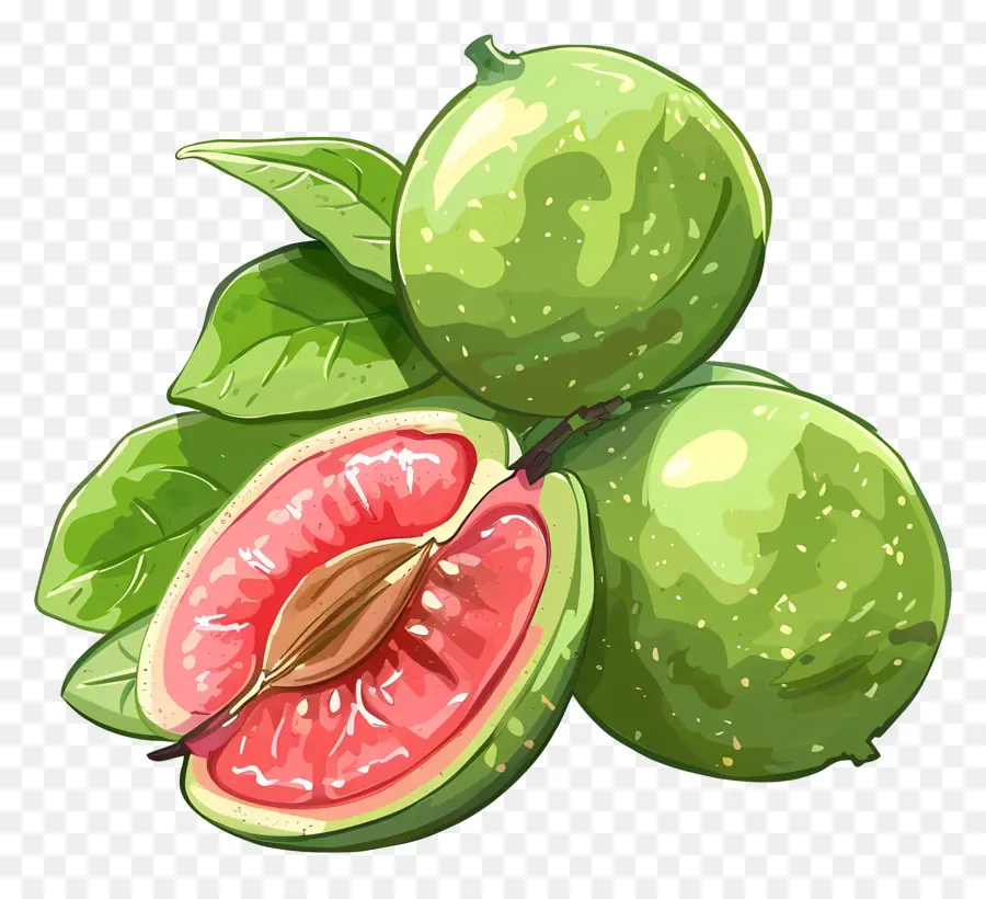 Goyave，Fruits Tropicaux PNG