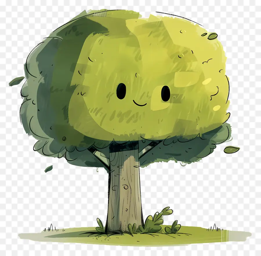 Dessin Animé Arbre，Mignon Arbre PNG