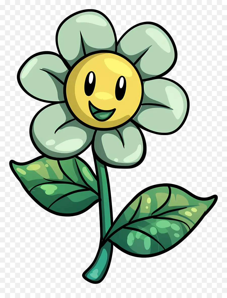 Dessin Animé De Fleurs，Fleur Souriante PNG