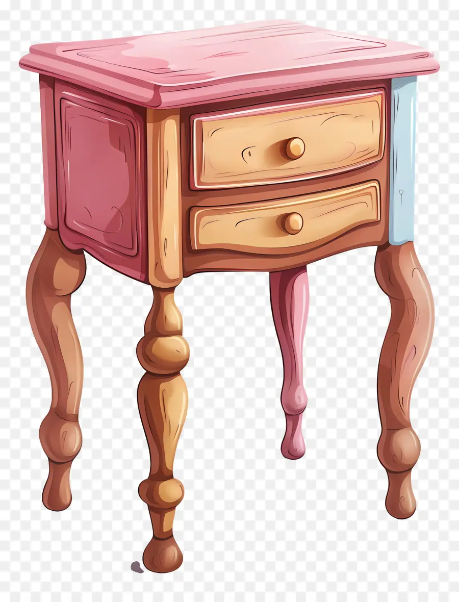 Table De Chevet，Rose Table PNG