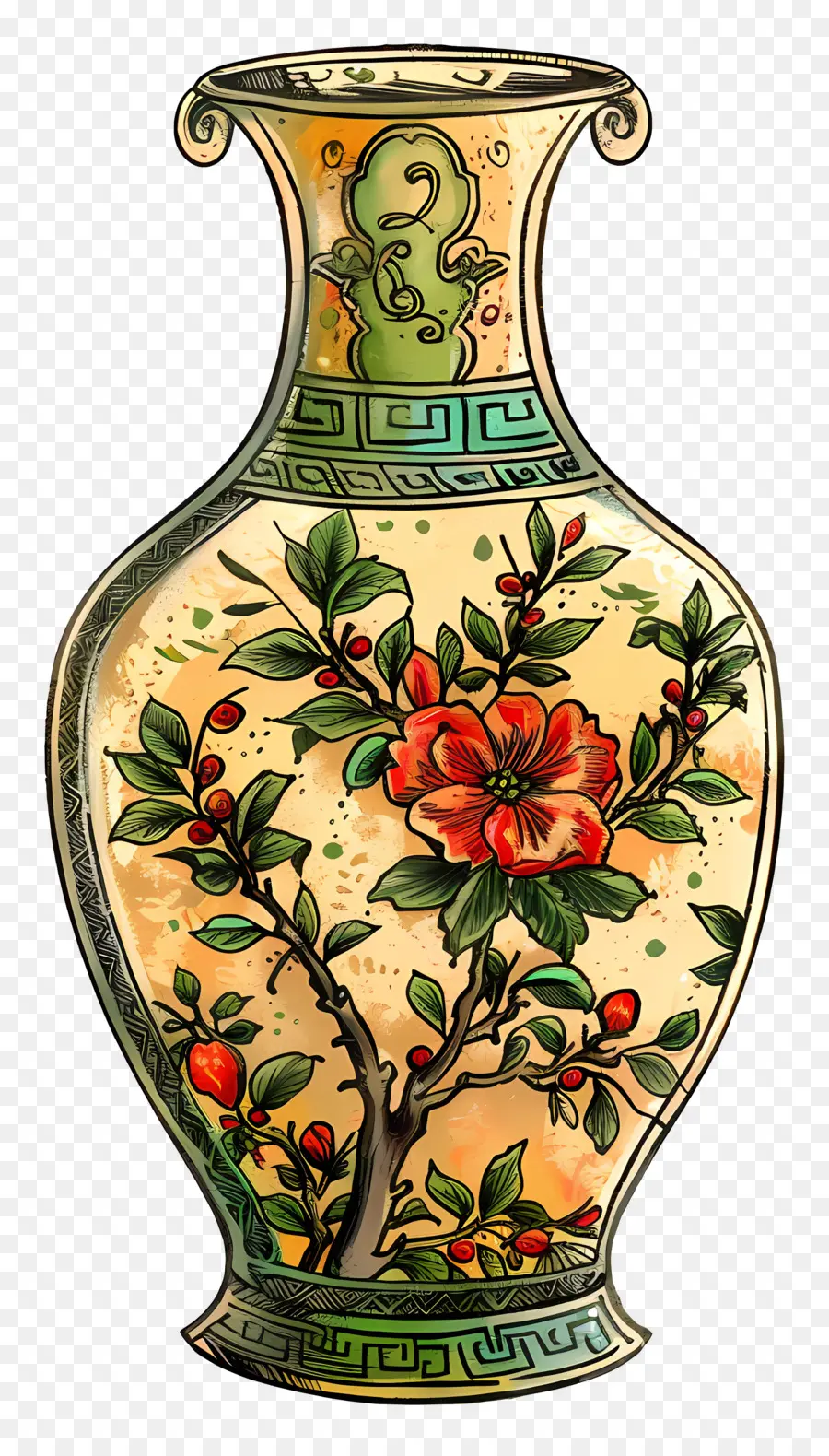 Vase Antique，Vase En Céramique PNG