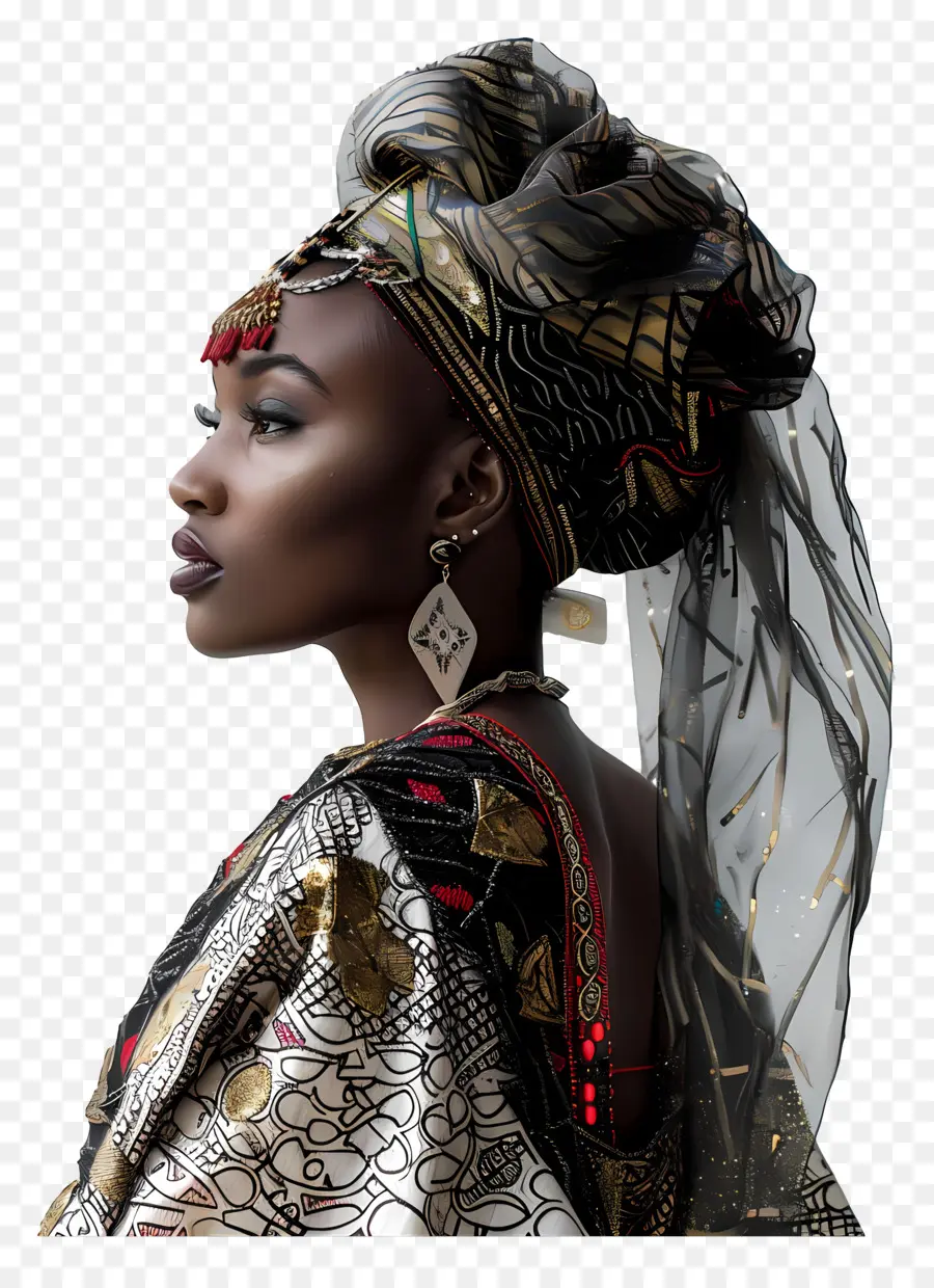 Femme Africaine，La Mode Africaine PNG