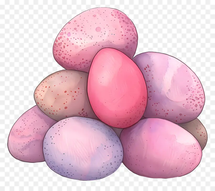 œufs，Oeufs Colorés PNG