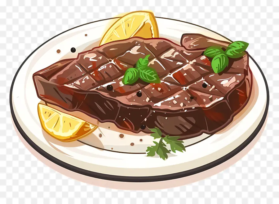 Steak，Plaque PNG